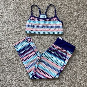 Gymboree Gymgo Purple and Blue Matching Set Vibrant and Stylish Youth L (10/12)